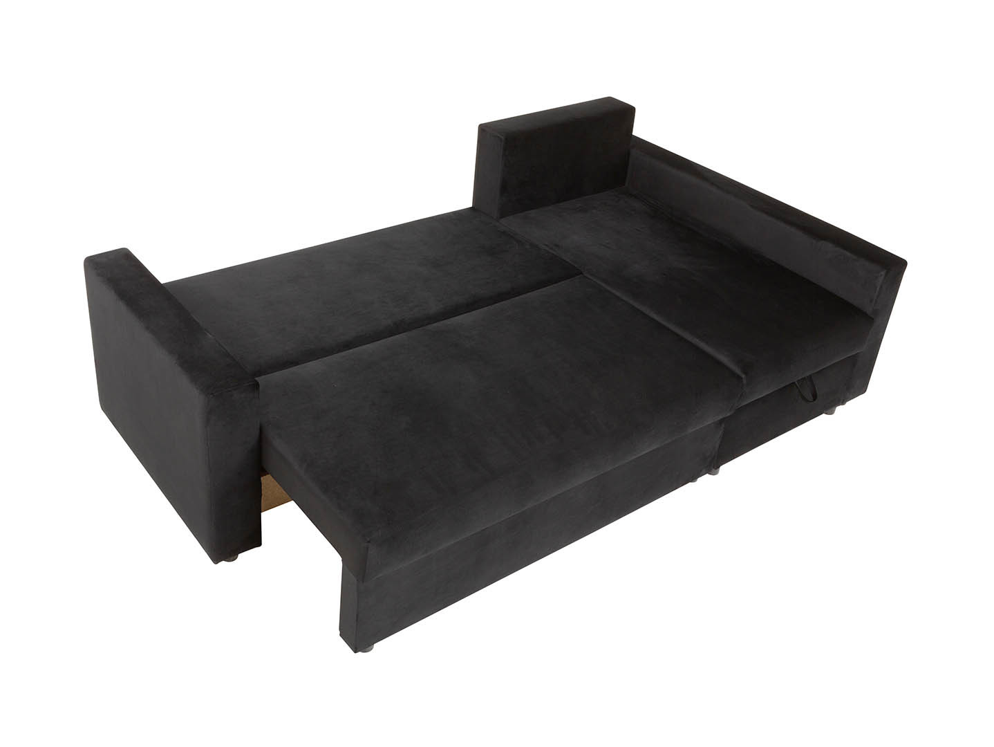 BRW - Narożnik Przemek IV - tk. Rain 30 Black Narożnik Przemek IV