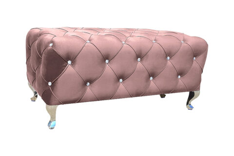 Puf Hestia Bluvel 52 - Antyczny Róż