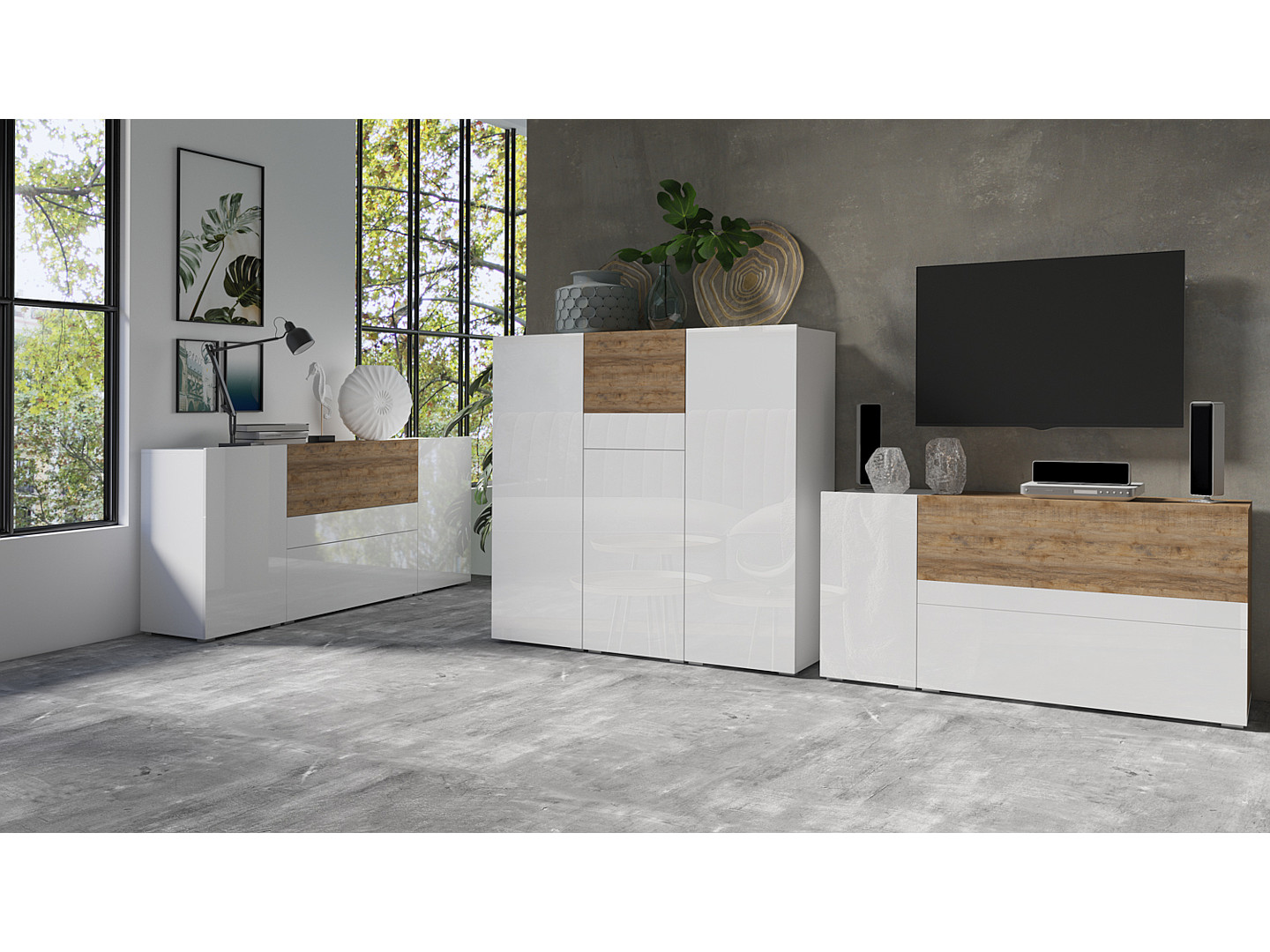 Komoda wysoka Power I Oak, Komoda T26 Power I Oak, Komoda T25 Power I Oak