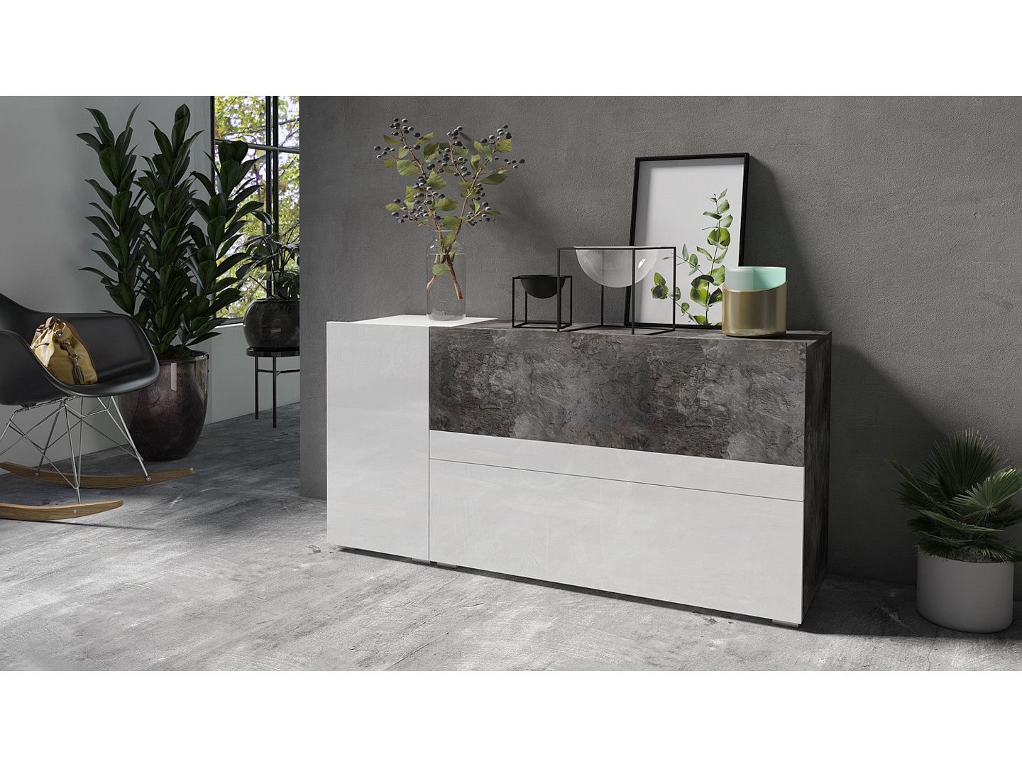 Komoda T25 Power I Schiefer