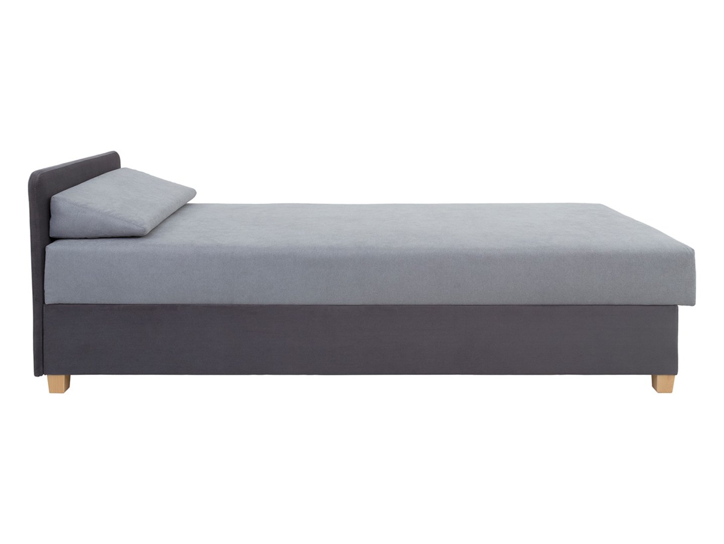 BRW - Tapczan Tito - Tkanina Asti 13 Grey / Trinity 34 Grey Tapczan Tito