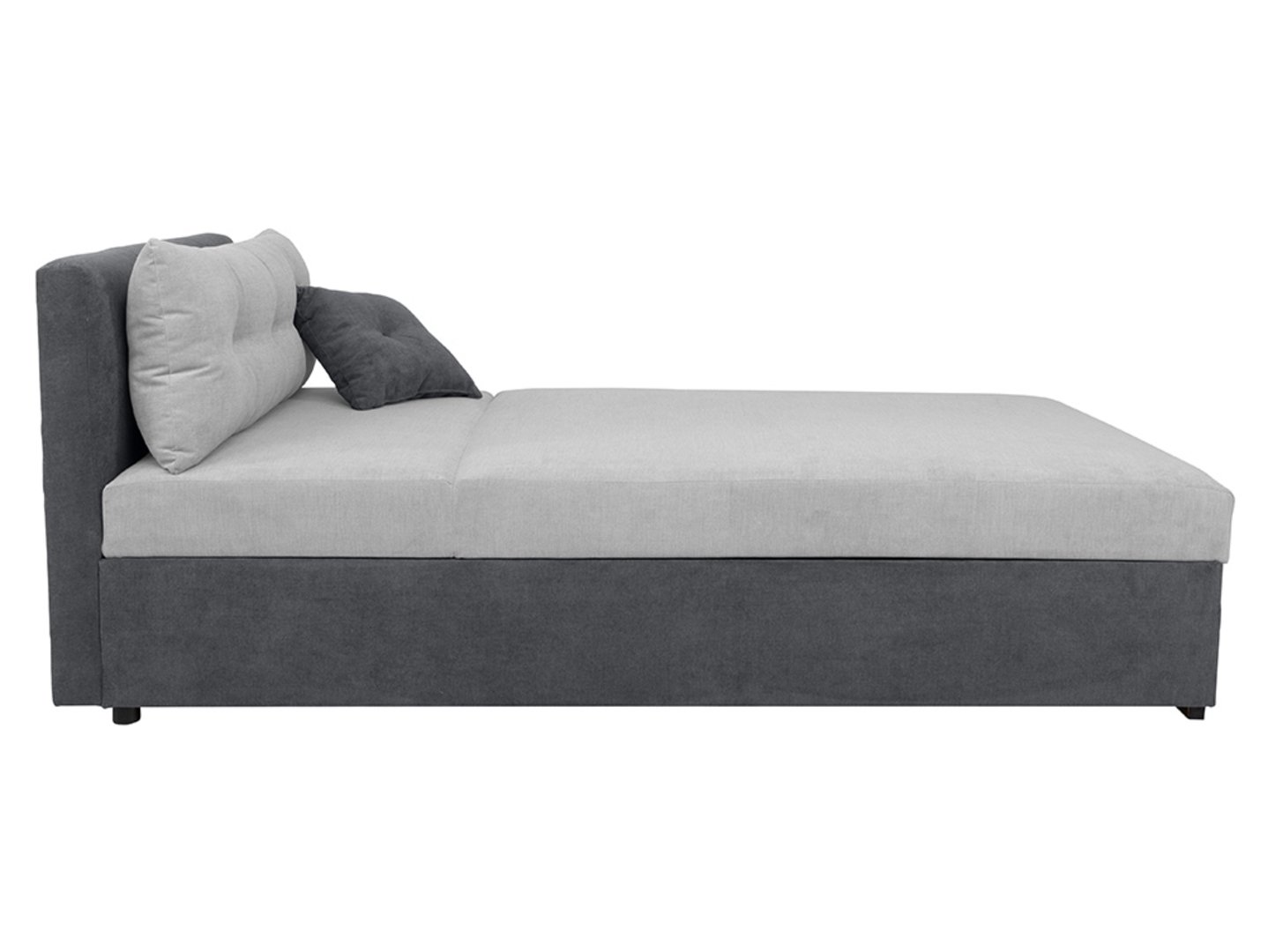 Tapczan Rico - Tkanina Matrix 17 Grey / Matrix 15 Silver Tapczan Rico