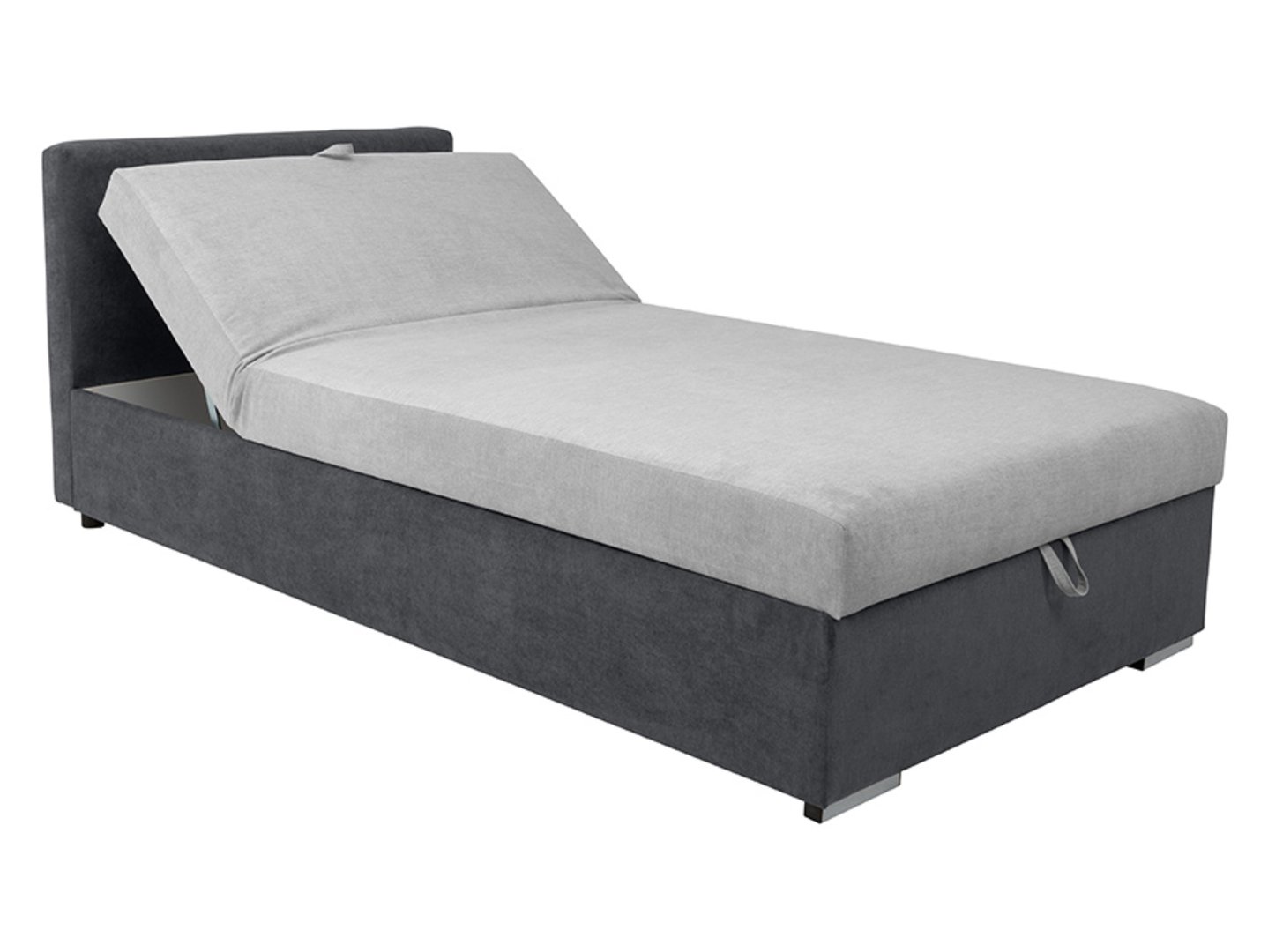 Tapczan Rico - Tkanina Matrix 17 Grey / Matrix 15 Silver Tapczan Rico