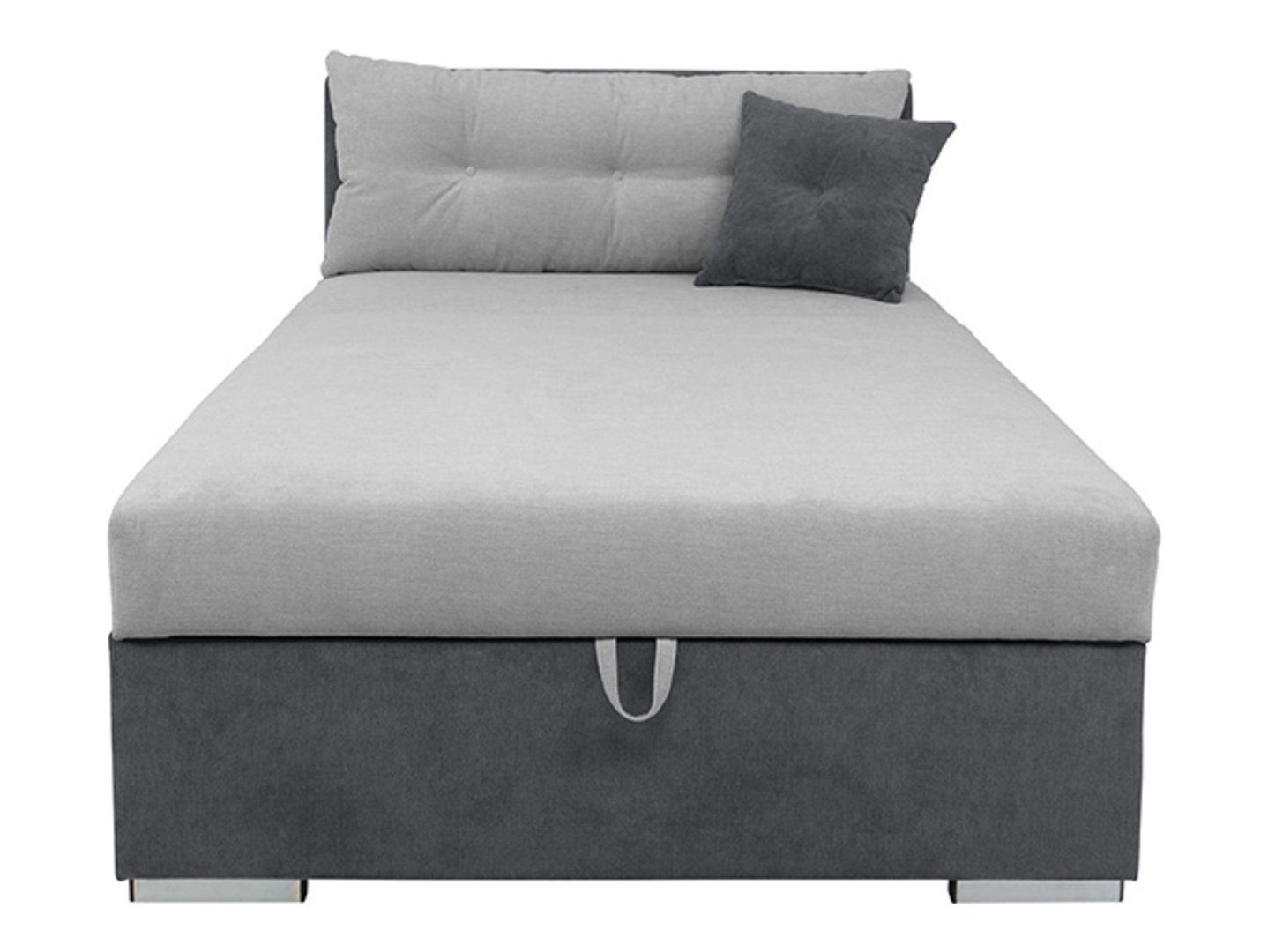 Tapczan Rico - Tkanina Matrix 17 Grey / Matrix 15 Silver Tapczan Rico