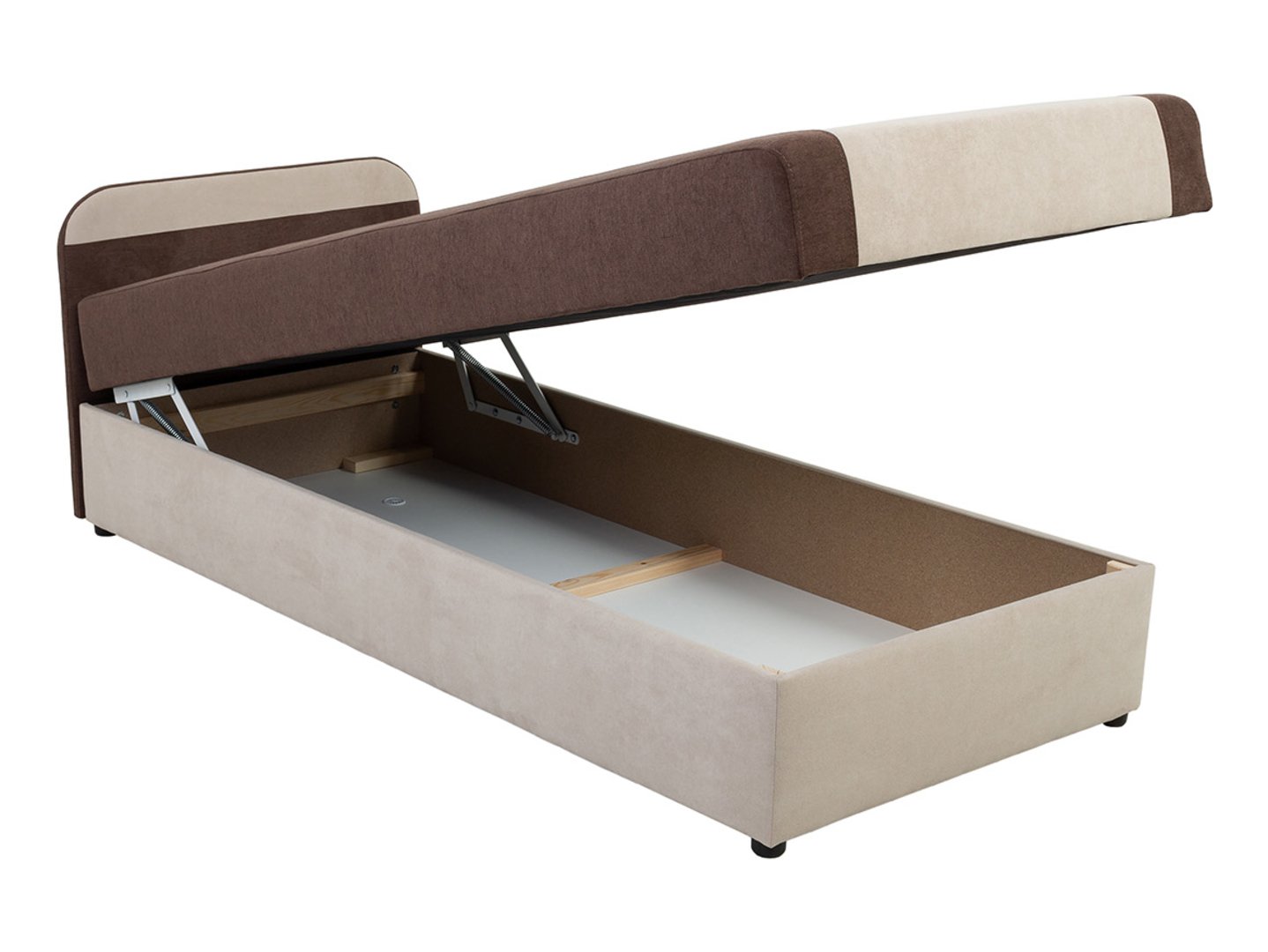 BRW - Tapczan Enero - tkanina Soro 21 Beige / Soro 28 brown Tapczan Enero