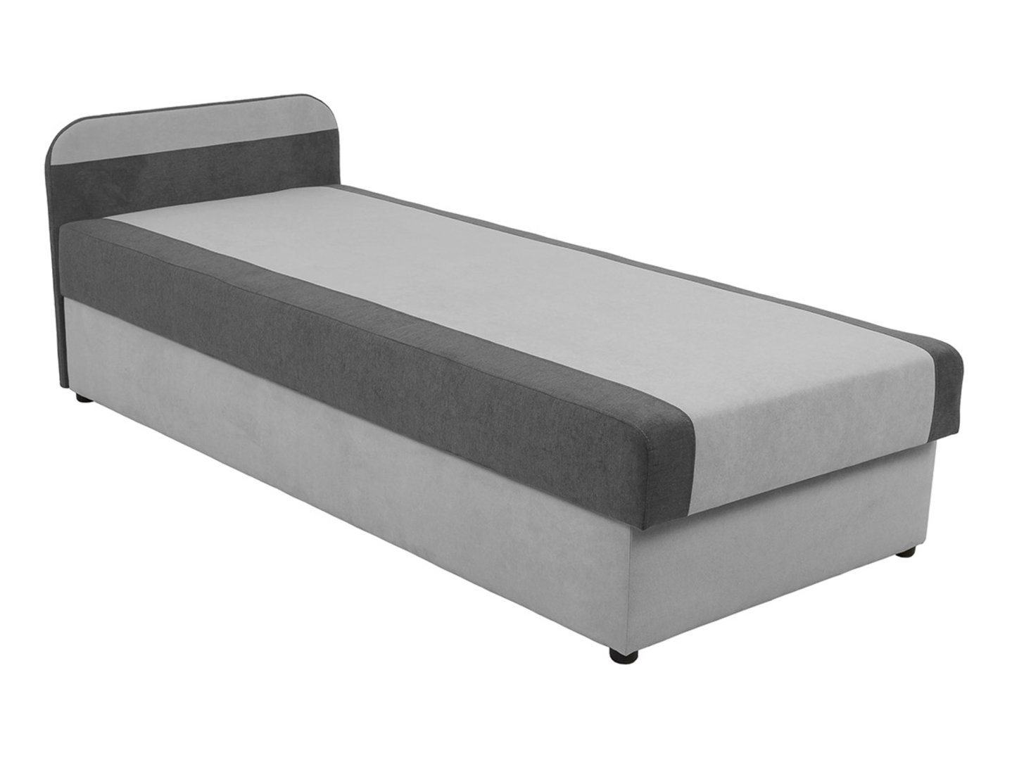 BRW - Tapczan Enero - tk. Soro 90 grey / Soro 97 grey Tapczan Enero