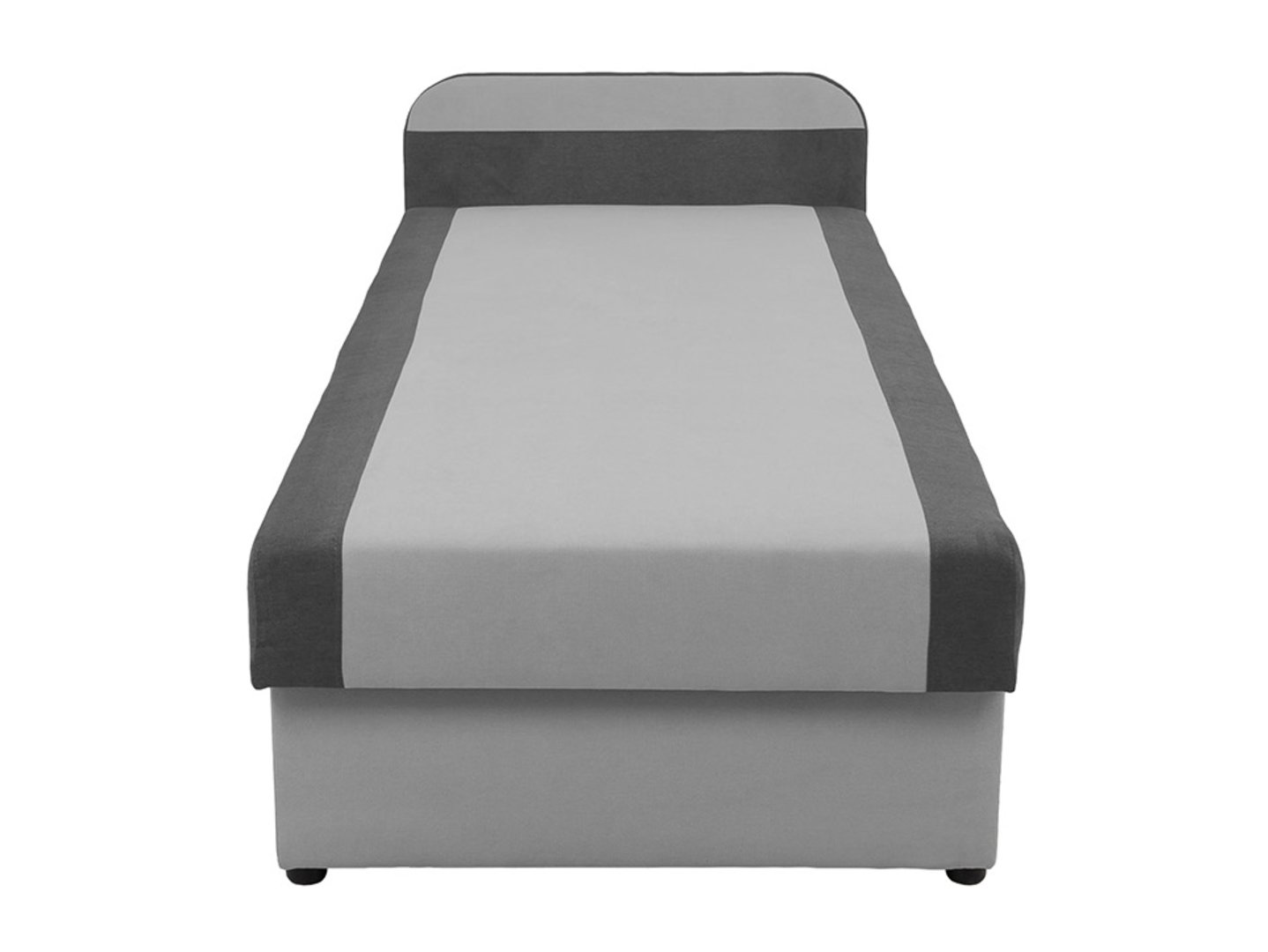 BRW - Tapczan Enero - tk. Soro 90 grey / Soro 97 grey Tapczan Enero