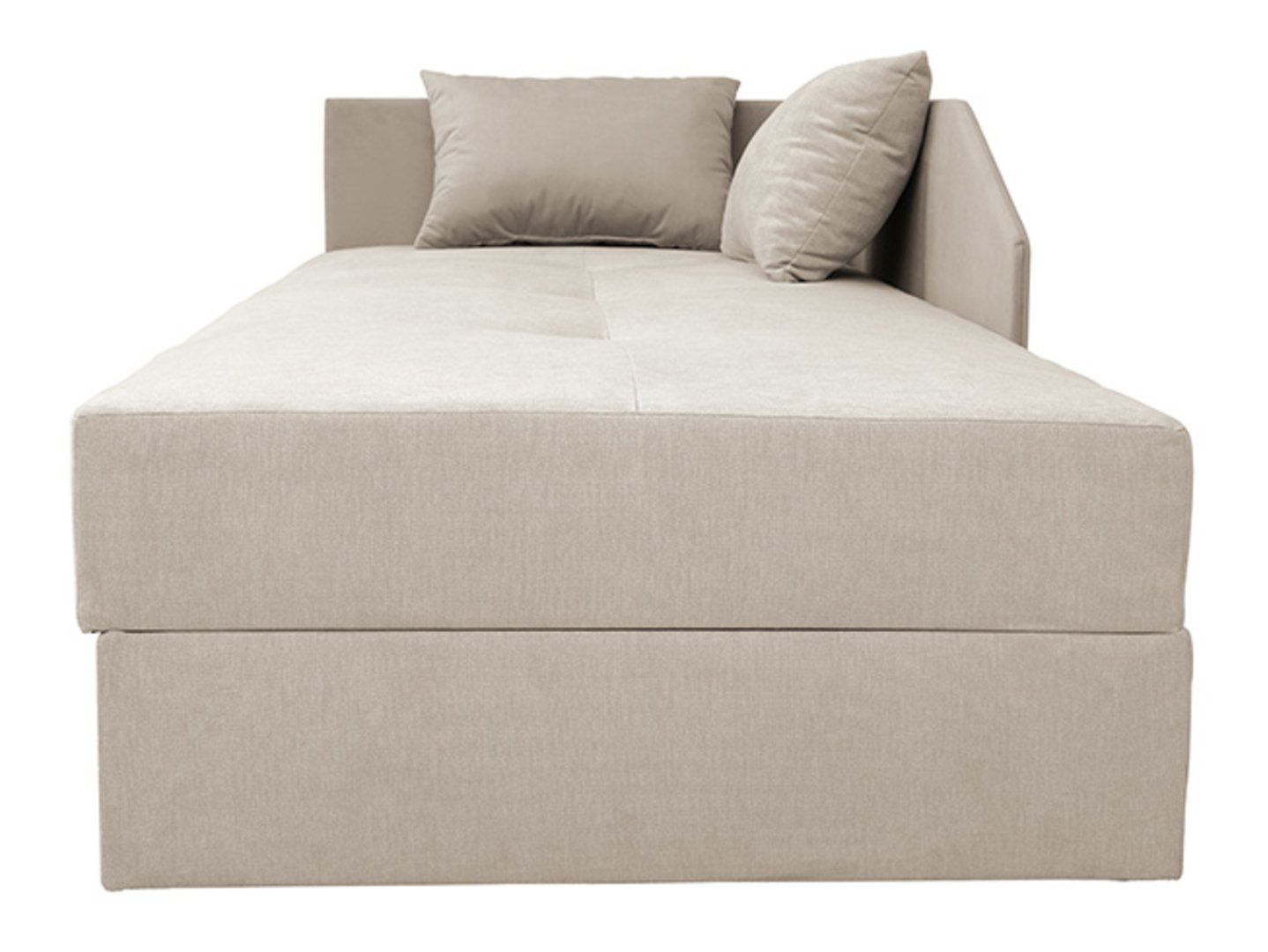 BRW - Tapczan Kelo - tkanina matrix 2 beige / jasmine 24 beige Tapczan Kelo