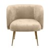 BRW - Fotel Cloe - Tkanina Eureka beige Fotel Cloe