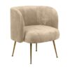 BRW - Fotel Cloe - Tkanina Eureka beige Fotel Cloe