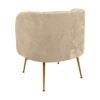 BRW - Fotel Cloe - Tkanina Eureka beige Fotel Cloe
