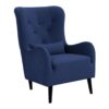 BRW Fotel Tais - Tkanina Bluvel 86 navy Fotel Tais