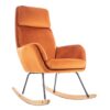Signal - Fotel bujany Hoover - Pomarańczowy Fotel bujany Hoover