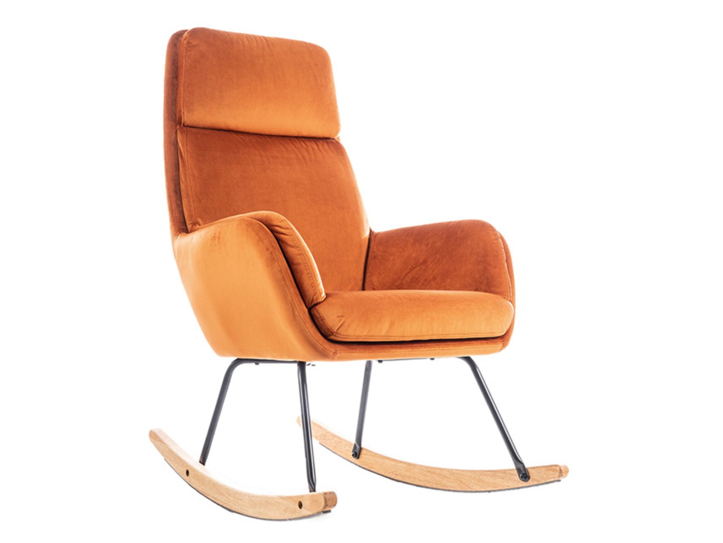 Signal - Fotel bujany Hoover - Pomarańczowy Fotel bujany Hoover