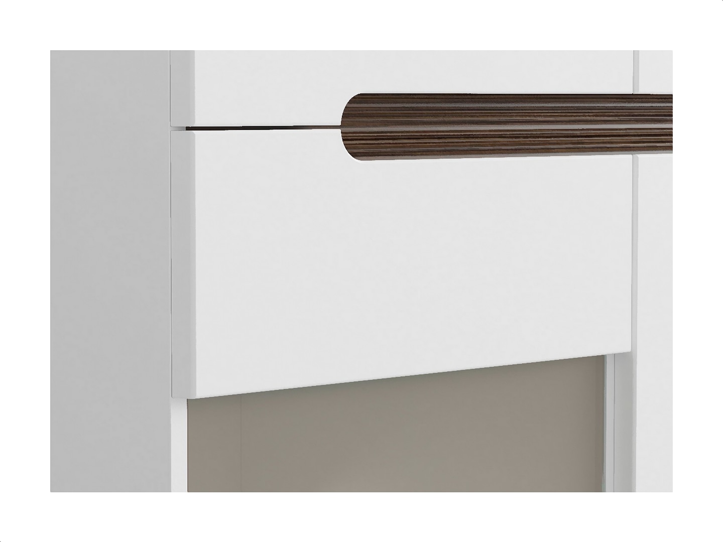 BRW - Komoda Azteca Trio - Biały Połysk Komoda Azteca Trio