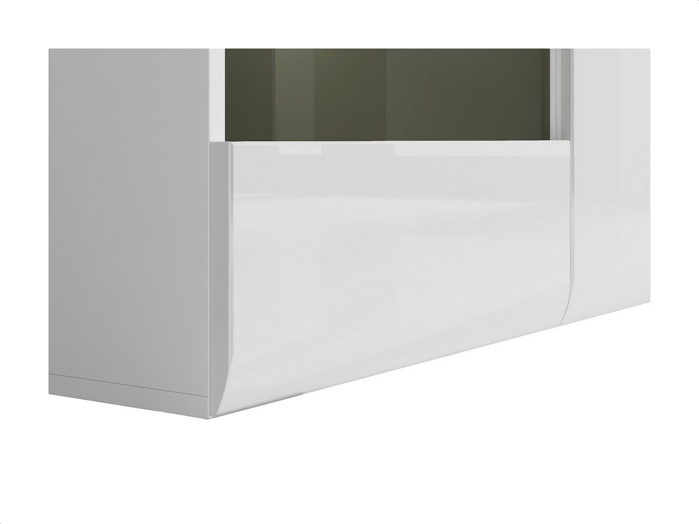 BRW - Komoda Azteca Trio - Biały Połysk Komoda Azteca Trio