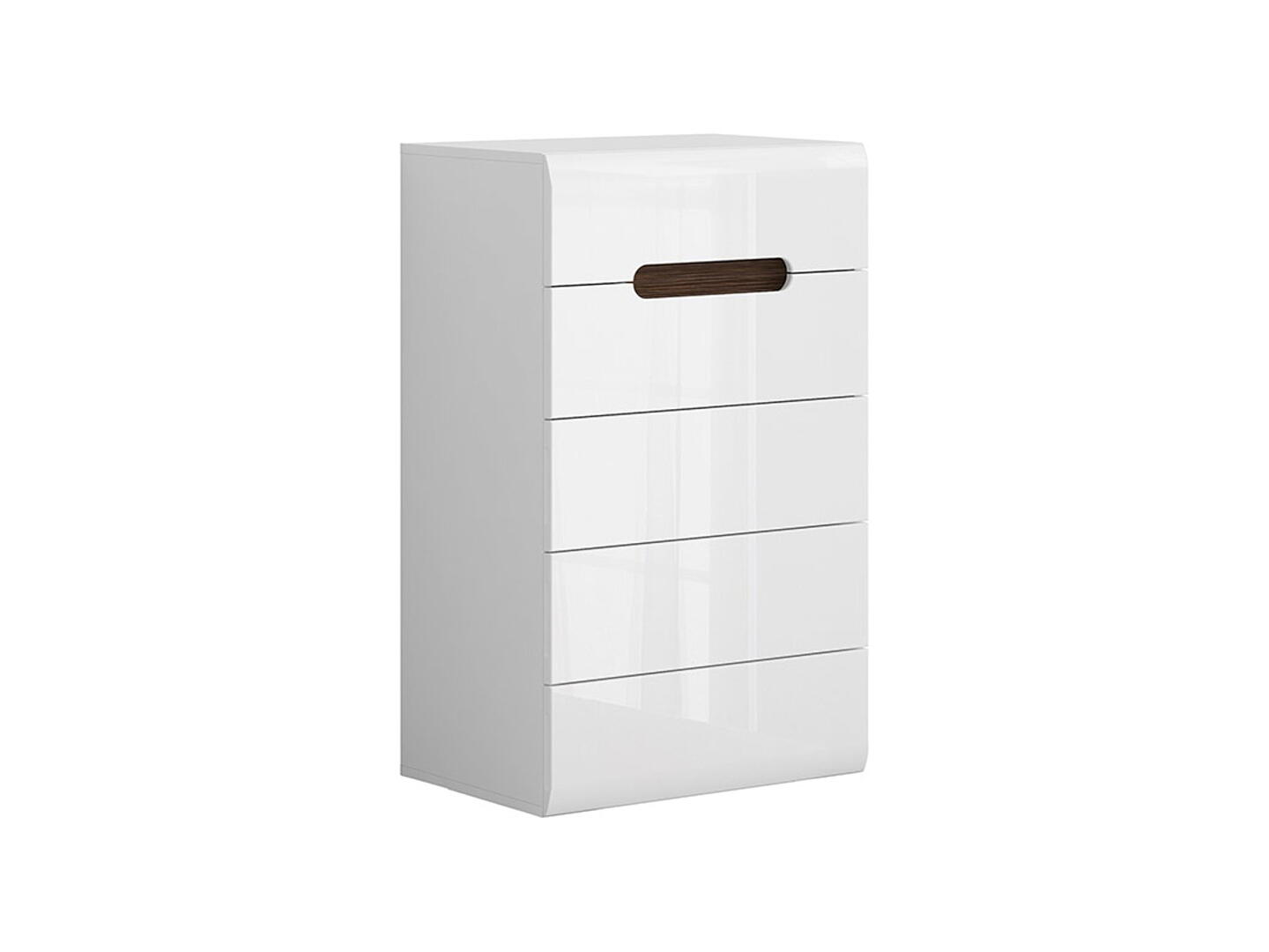 BRW - Komoda Azteca Trio - Biały Połysk Komoda Azteca Trio