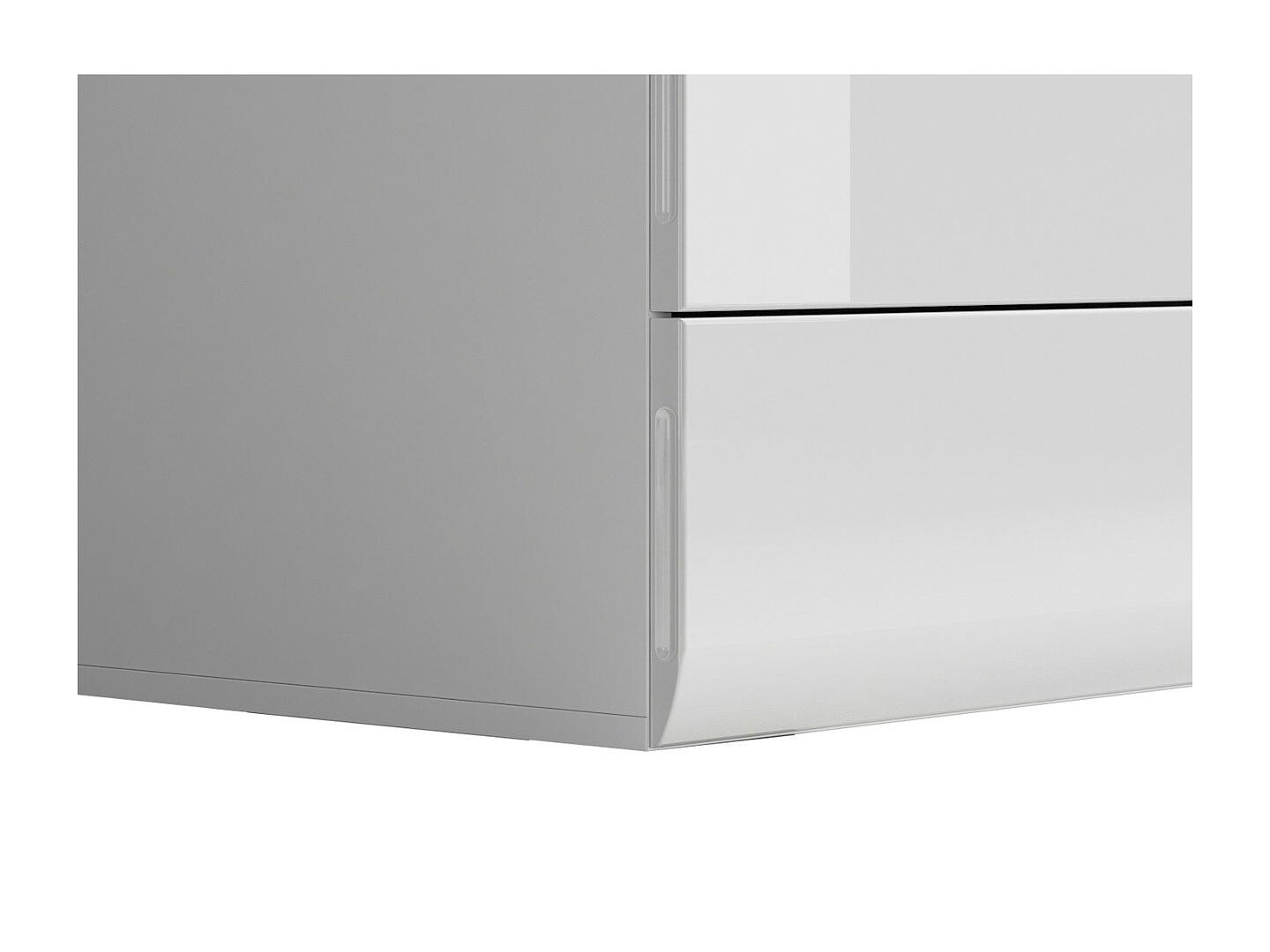 BRW - Komoda Azteca Trio - Biały Połysk Komoda Azteca Trio