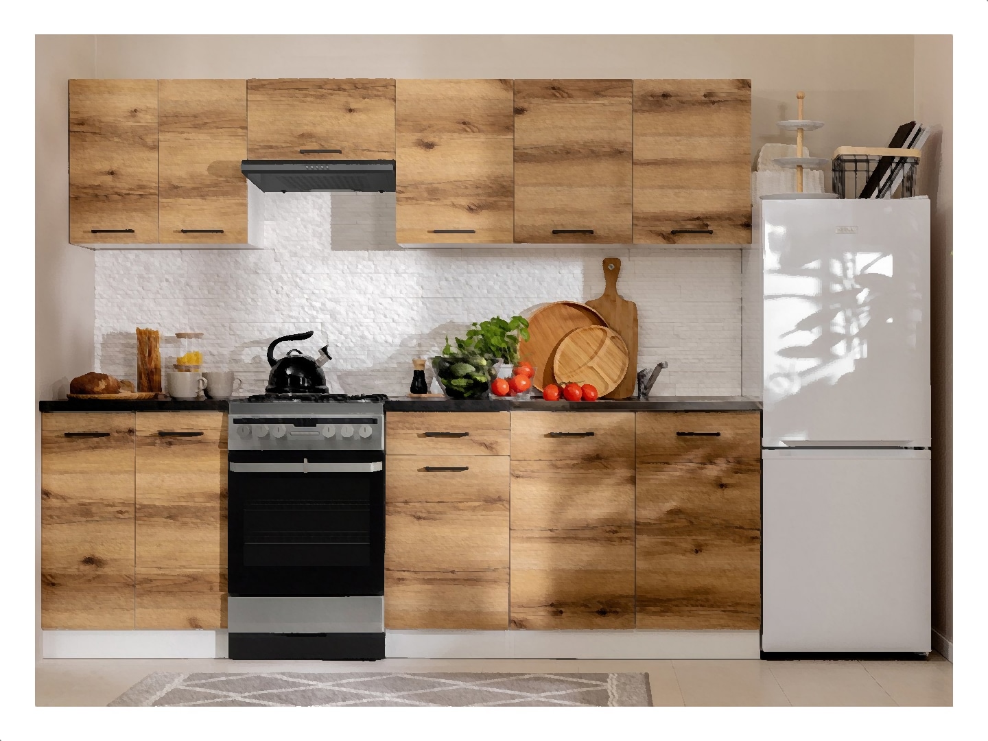 Kuchnia Junona Line 230cm z blatem