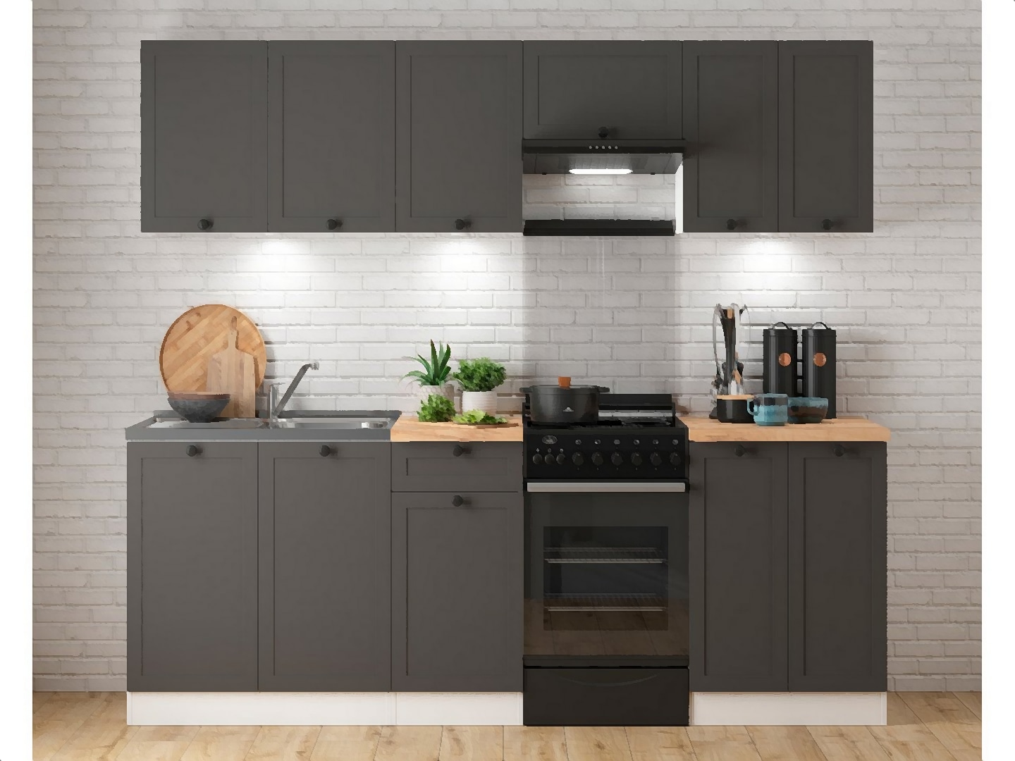Kuchnia Junona Line 230cm z blatem