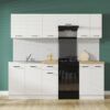 BRW - Kuchnia Junona Line 230cm z blatem Kuchnia Junona Line 230cm z blatem