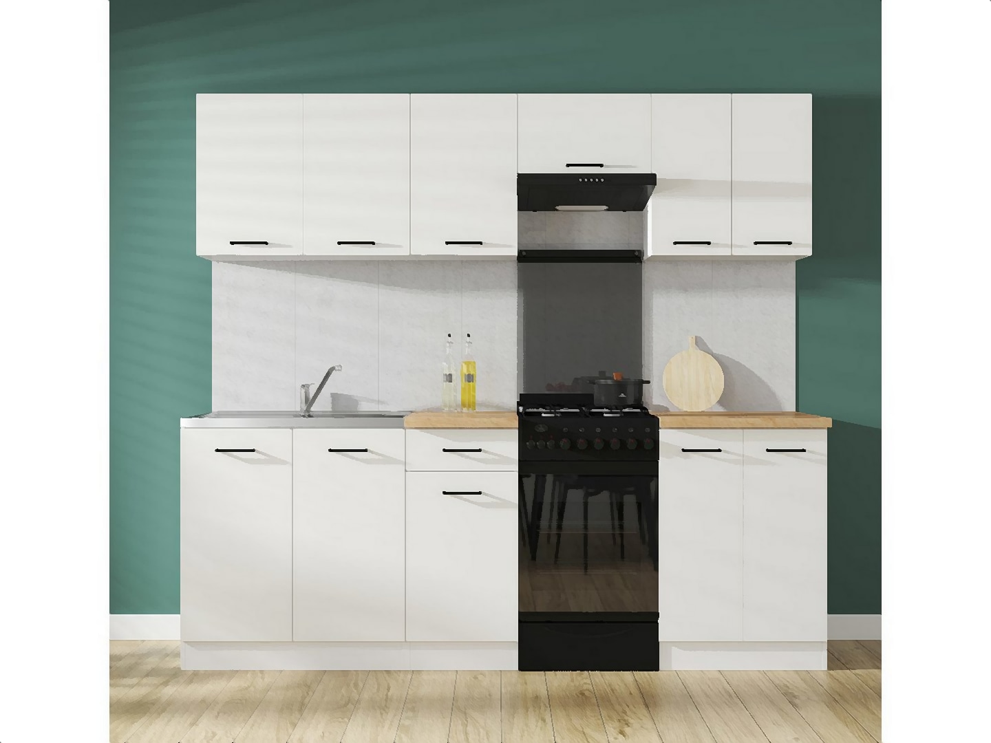 Kuchnia Junona Line 230cm z blatem