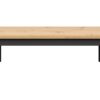 BRW - Ława Hesen - 130x65 - grafit dąb artisan (1) Ława Hesen
