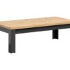 BRW - Ława Hesen - 130x65 - grafit dąb artisan (2) Ława Hesen