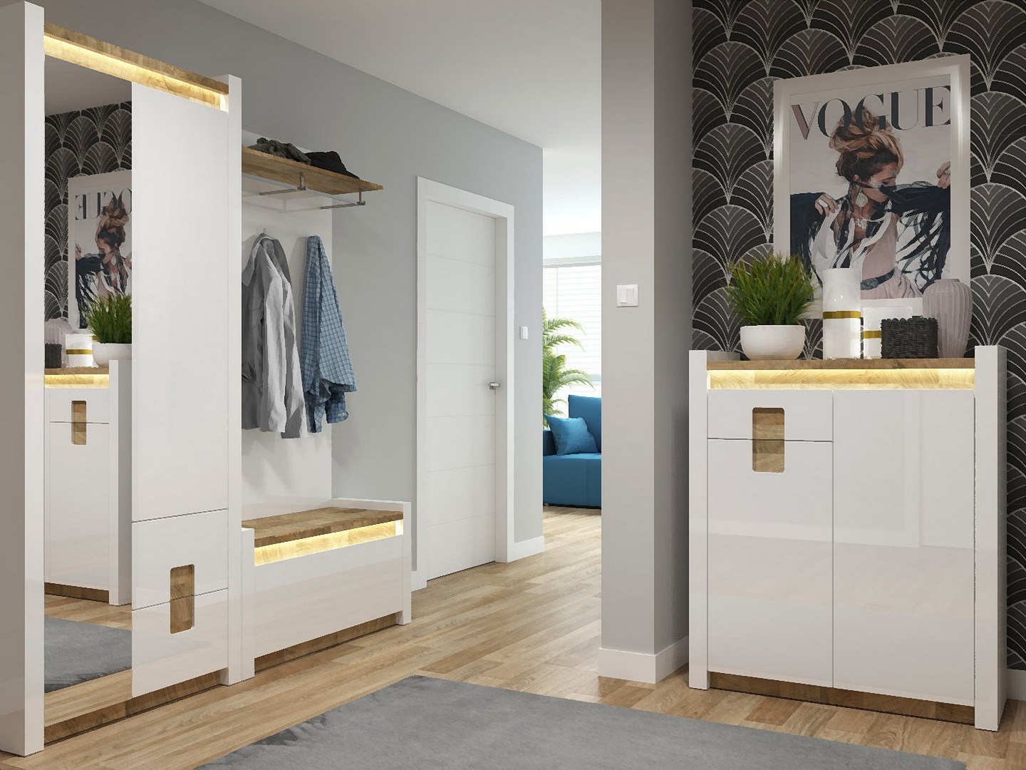 Szafa z lustrem Alameda